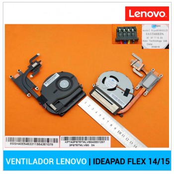 VENTILADOR CPU CON DISIPADOR LENOVO | IDEAPAD FLEX 14 | IDEAPAD FLEX 15