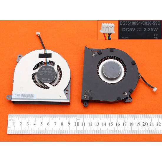 VENTILADOR DERECHO CPU LENOVO IDEAPAD Y900-17ISK Y910-17ISK Y920-17ISK SERIES | EG85100S1-C020-S9C LENOVO 07004