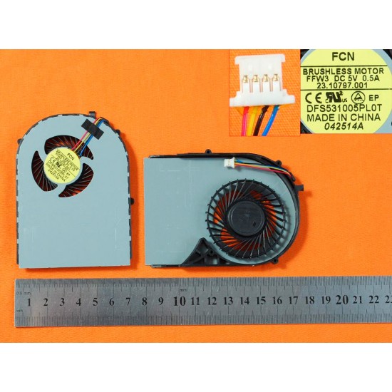 VENTILADOR CPU LENOVO IDEAPAD S410P S510P SERIES LENOVO 06747