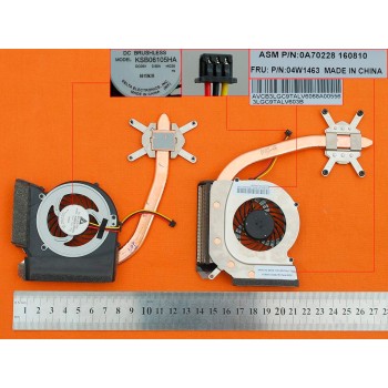 VENTILADOR CON DISIPADOR LENOVO THINKPAD L420 L421 L520 SERIES | KSB06105HA 04W1463 0A70220