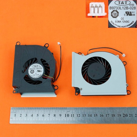 VENTILADOR CPU MSI GT60 GT70 GX60 GX70 SERIES | B9733L12B-028 0.36A 12V MSI 07965