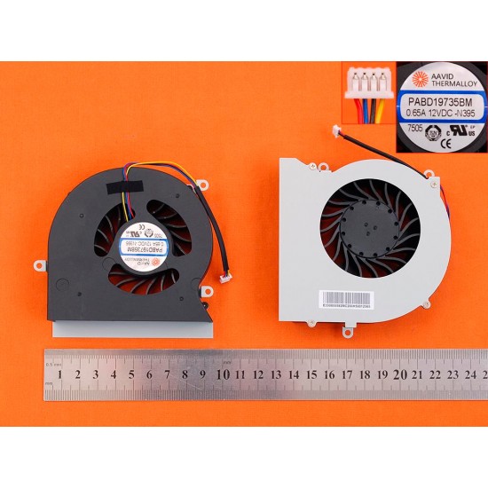 VENTILADOR MSI GT62 GT62VR 16L1/16L2 | PABD19735B N322 MSI 07300