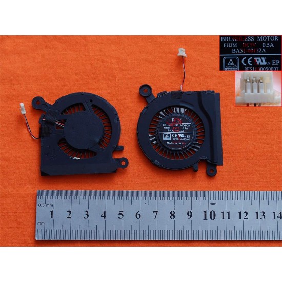 VENTILADOR CPU SAMSUNG NP900X3C NP900X3F NP915S3G SERIES | DFS150005000T SAMSUNG 07007