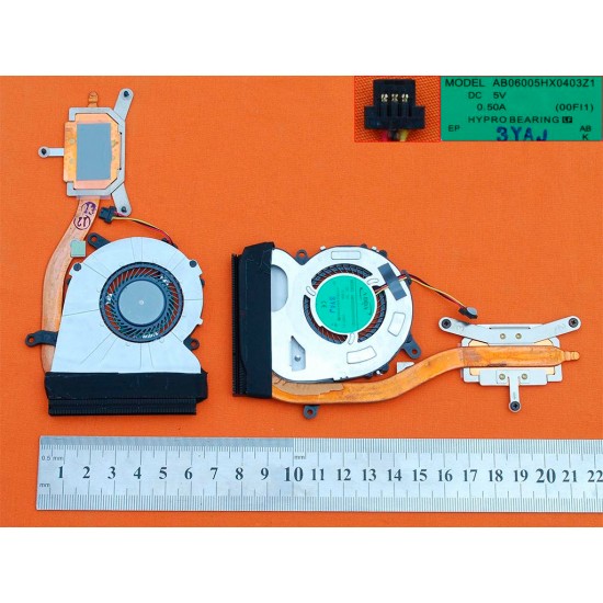 VENTILADOR CPU CON DISIPADOR SONY VAIO SVF13 SVF13N FIT 13A SERIES | AB06005HX043Z1 SONY 07001