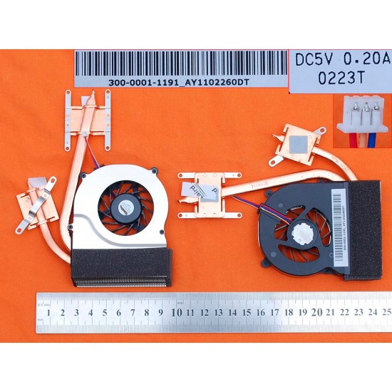VENTILADOR CPU CON DISIPADOR SONY VAIO VGN-CW SERIES SONY 06993