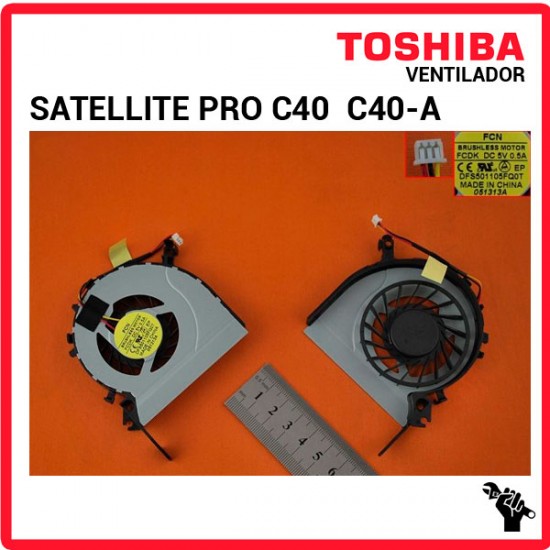 VENTILADOR CPU | TOSHIBA | SATELLITE PRO C40 | C40-A TOSHIBA 04194