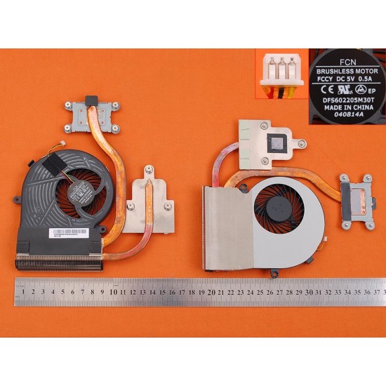 VENTILADOR CPU CON DISIPADOR TOSHIBA QOSMIO X75 SERIES | MF80150V1-C010-G99 TOSHIBA 07657