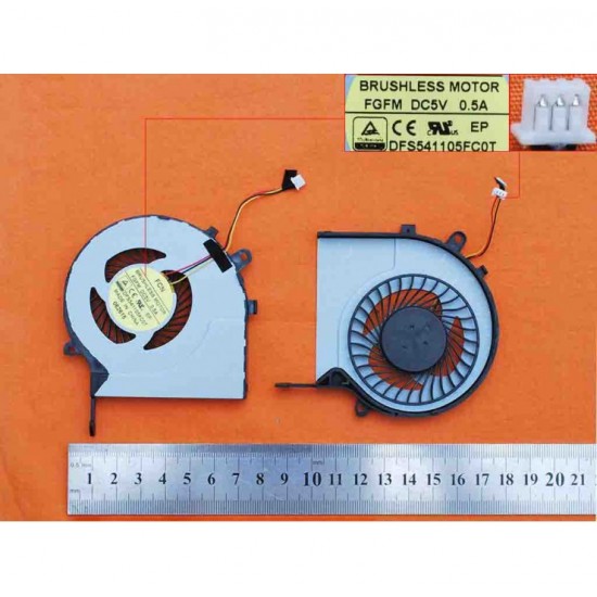 VENTILADOR CPU TOSHIBA SATELLITE L50-C SERIES | DFS541105FC0T TOSHIBA 07996M