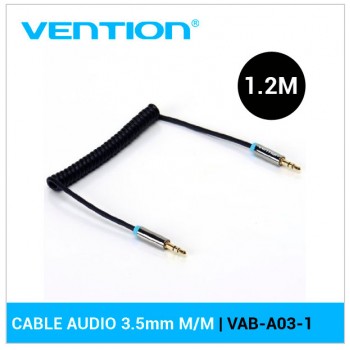 VENTION CABLE DE AUDIO M/M JACK 3.5MM | FLEXIBLE 1.2M | VAB-A03-1