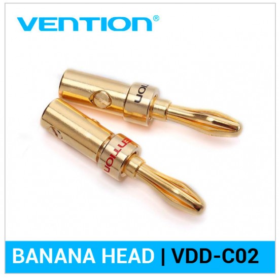VENTION BANANA HEAD CONEXIÓN A AMPLIFICADOR | VDD-C02 VENTION 04496