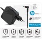 CARGADOR HP COMPATIBLE | 19.5V / 3.33A | 4.5 x 3.0mm | 65W DIRECTO A PARED ( SIN CABLE ) HP 01529DP