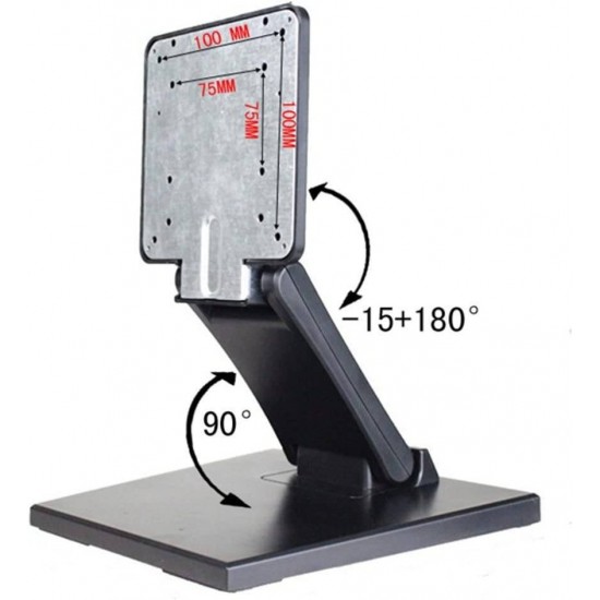 SOPORTE DE MONITOR LCD VESA 75x75mm 100x100mm PLEGABLE GENÉRICOS / OEM 32080