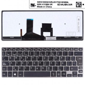TECLADO ESPAÑOL TOSHIBA PORTEGE Z30 SERIES RETROILUMINADO